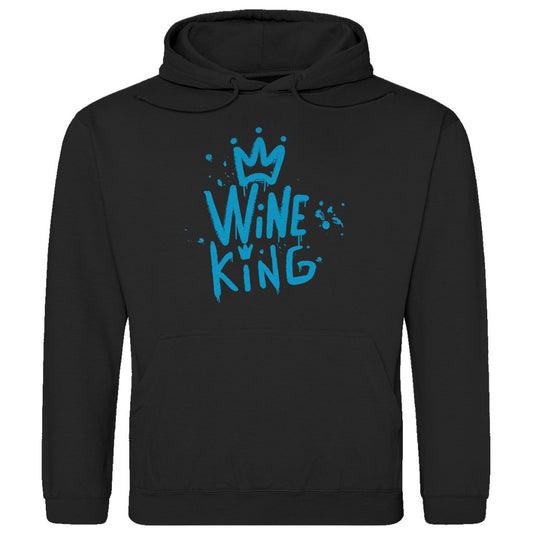 Herren Hoodie "Wine King" - Grafikmagie