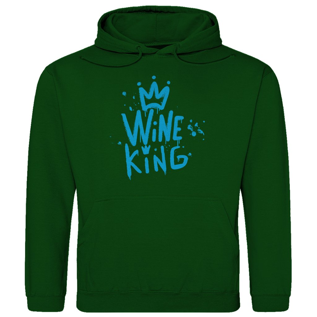 Herren Hoodie "Wine King" - Grafikmagie