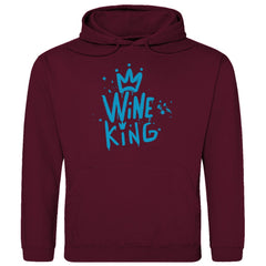 Herren Hoodie "Wine King" - Grafikmagie