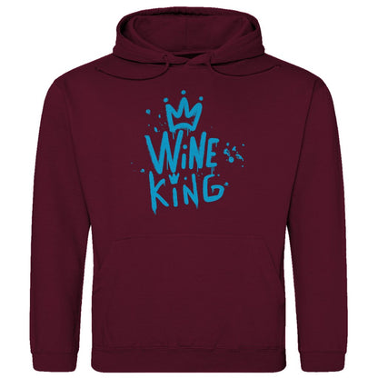 Herren Hoodie "Wine King" - Grafikmagie