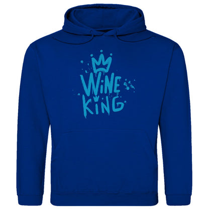 Herren Hoodie "Wine King" - Grafikmagie