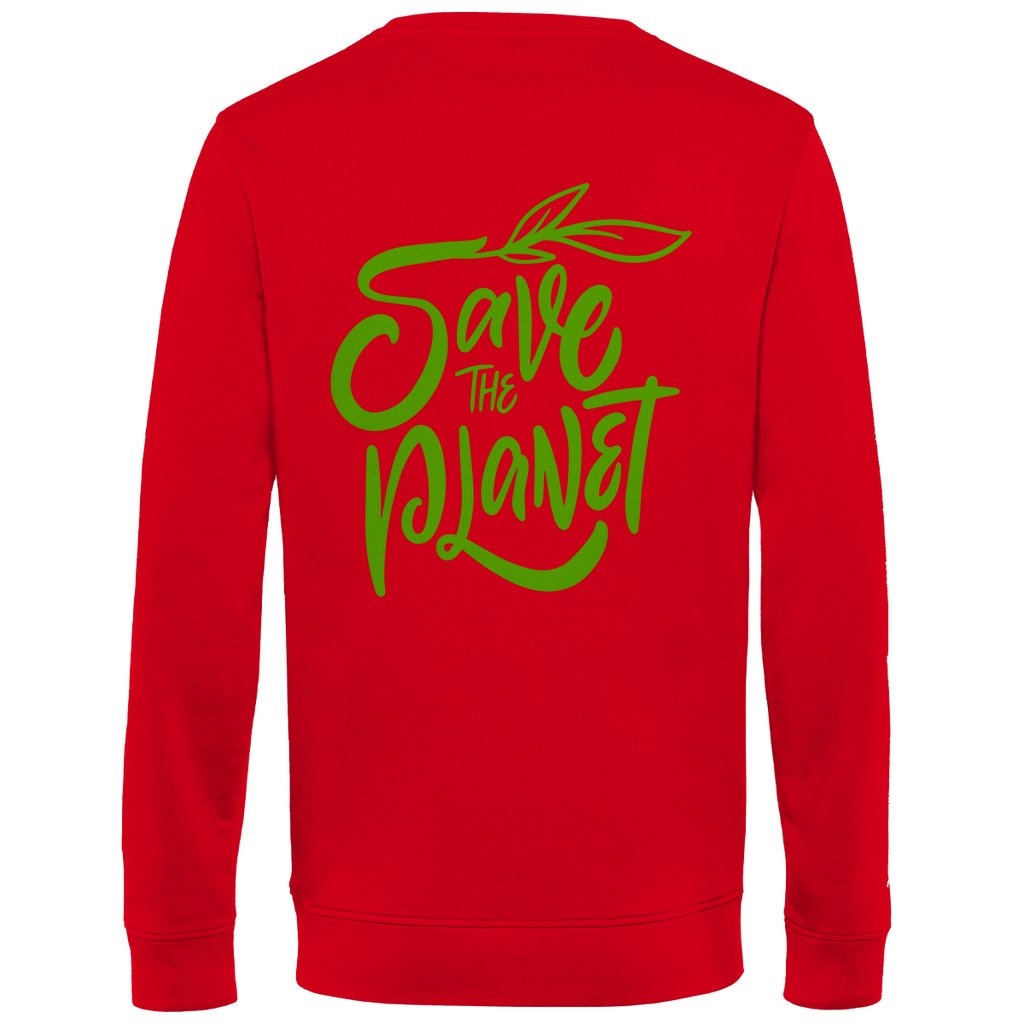 Herren Sweatshirt "Safe the Planet" - Grafikmagie