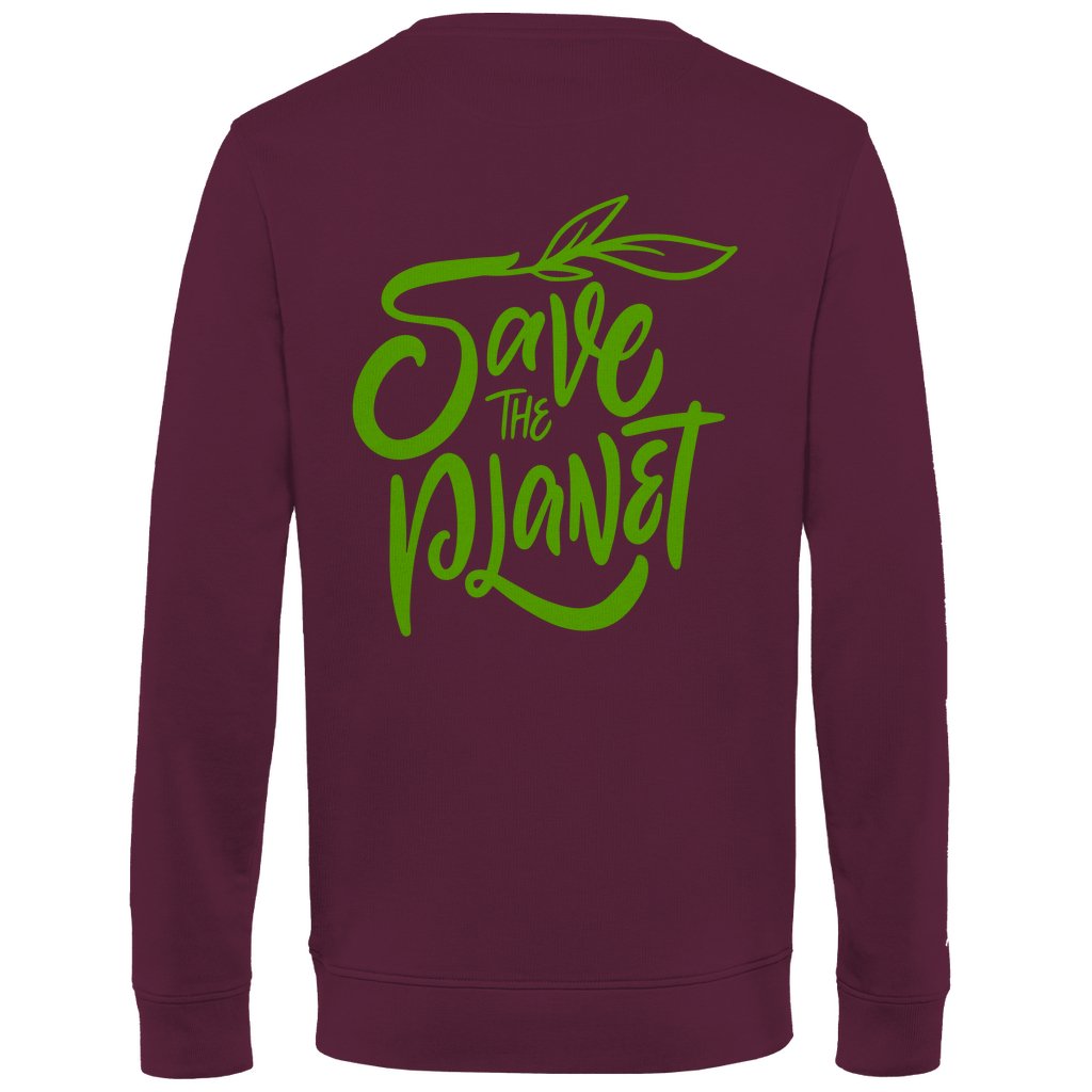 Herren Sweatshirt "Safe the Planet" - Grafikmagie