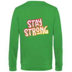 Herren Sweatshirt "Stay Strong" - Grafikmagie