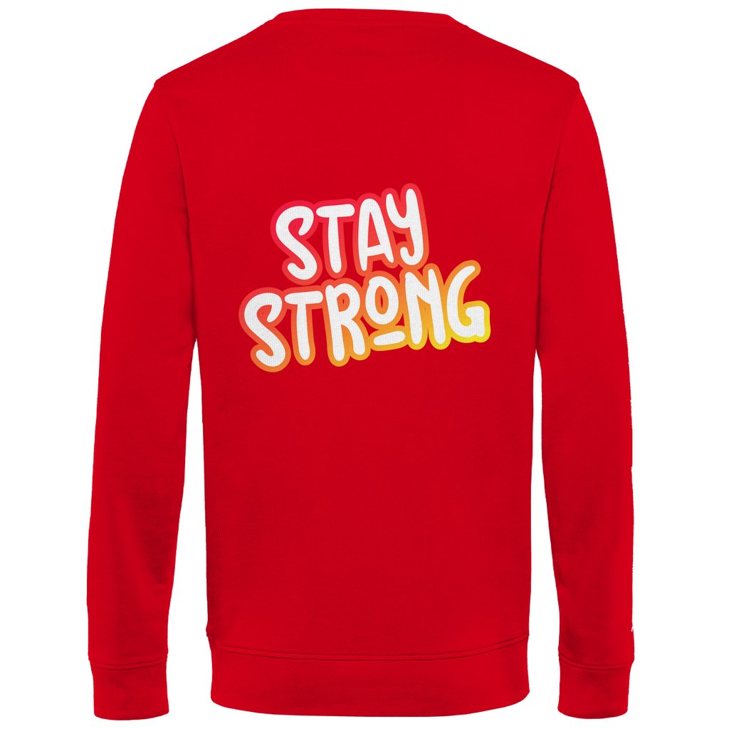 Herren Sweatshirt "Stay Strong" - Grafikmagie