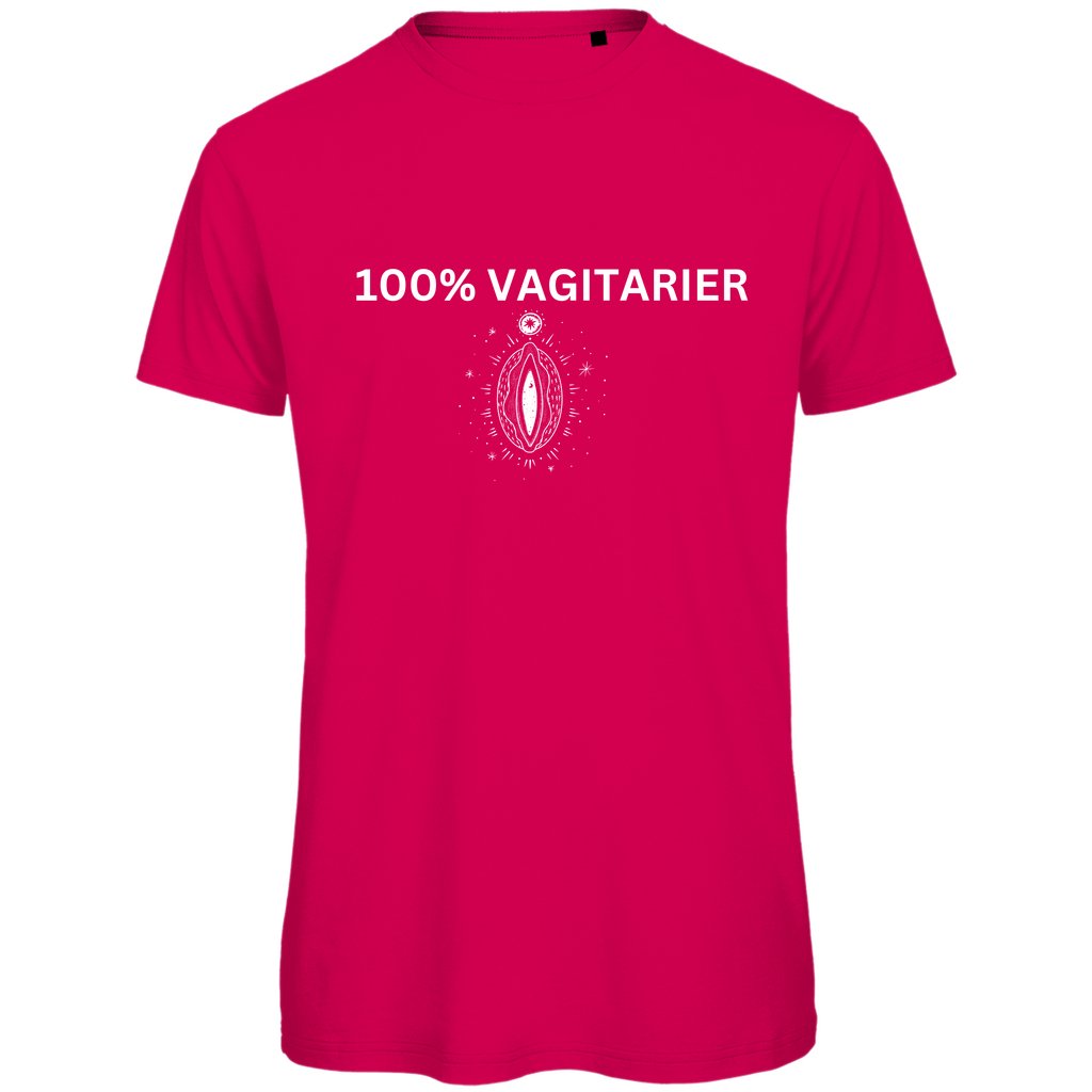 Herren T-Shirt "100% Vagitarier" - Grafikmagie