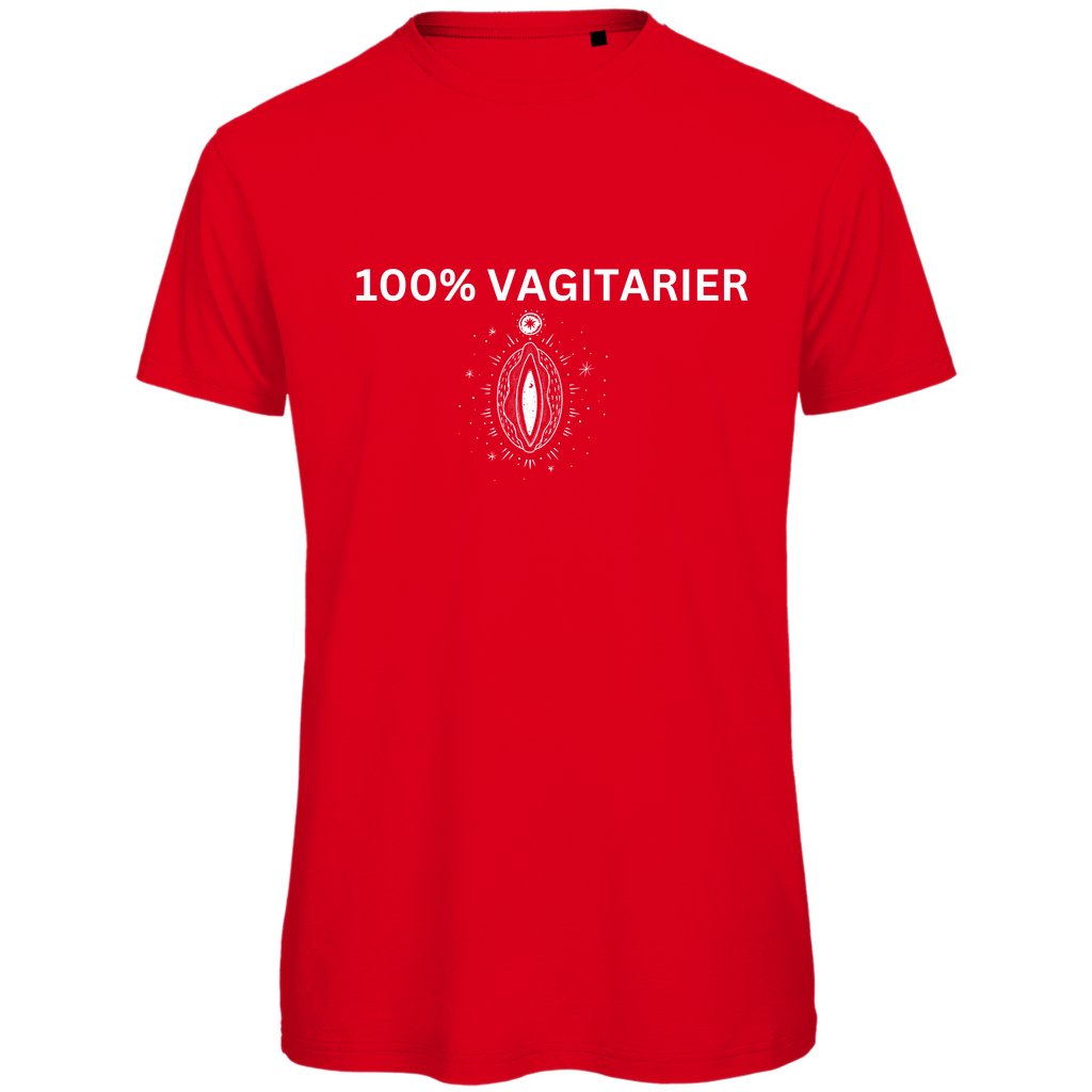 Herren T-Shirt "100% Vagitarier" - Grafikmagie
