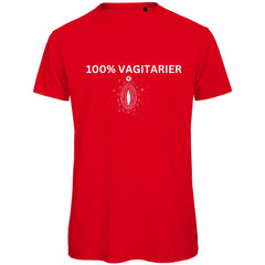 Herren T-Shirt "100% Vagitarier" - Grafikmagie