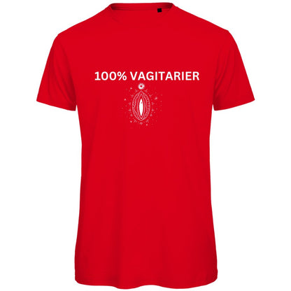 Herren T-Shirt "100% Vagitarier" - Grafikmagie