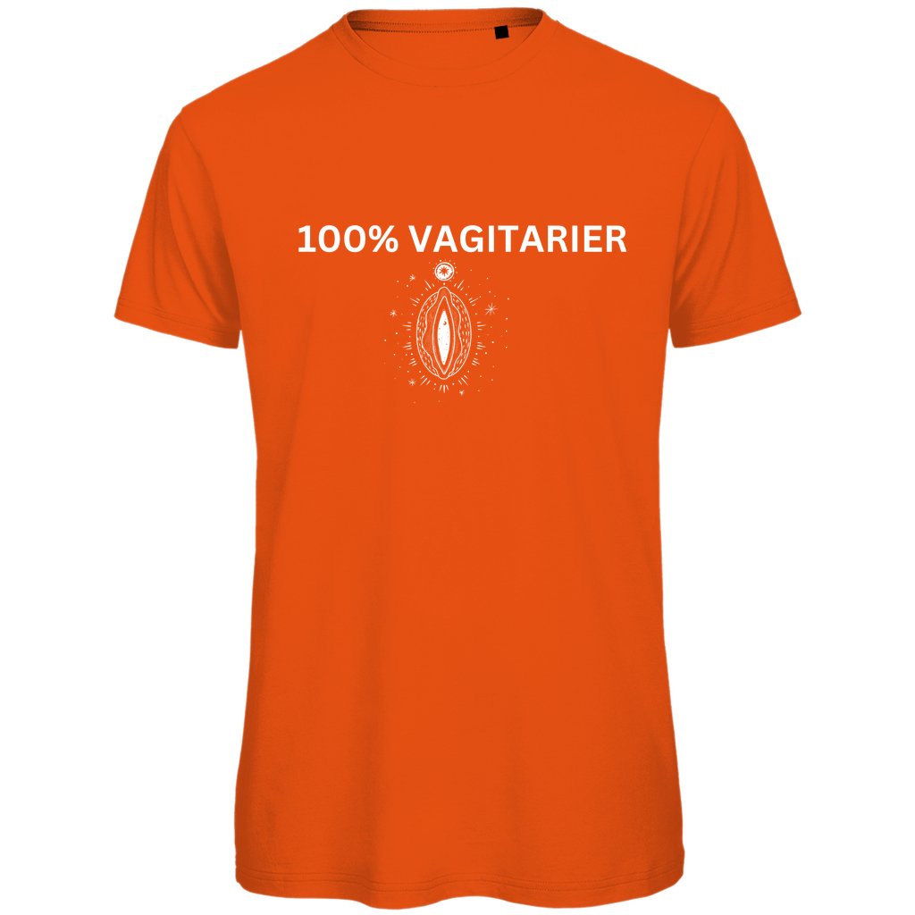 Herren T-Shirt "100% Vagitarier" - Grafikmagie