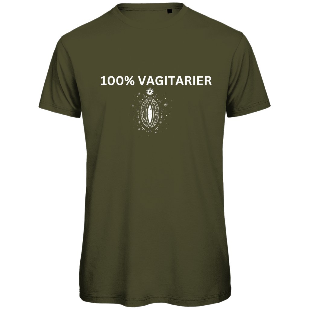 Herren T-Shirt "100% Vagitarier" - Grafikmagie