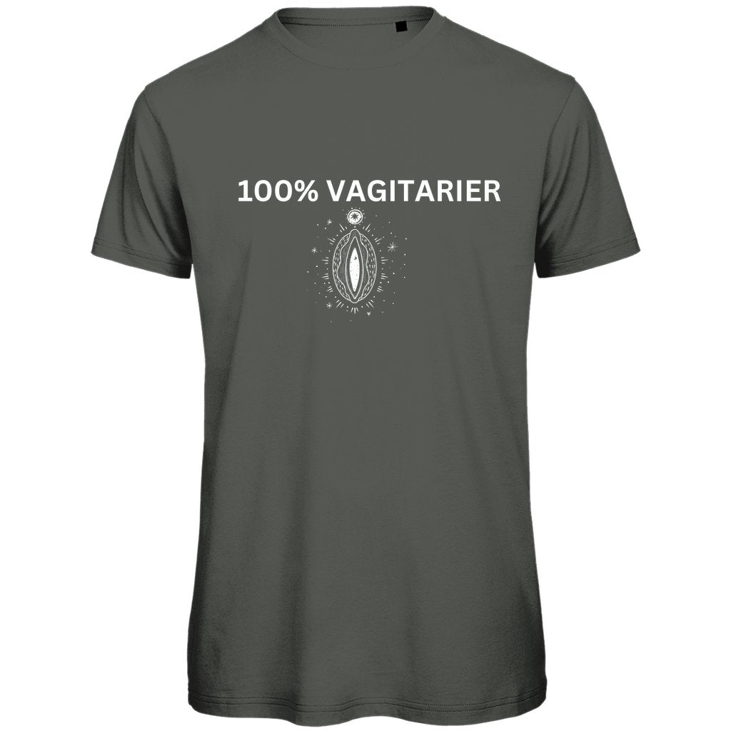 Herren T-Shirt "100% Vagitarier" - Grafikmagie