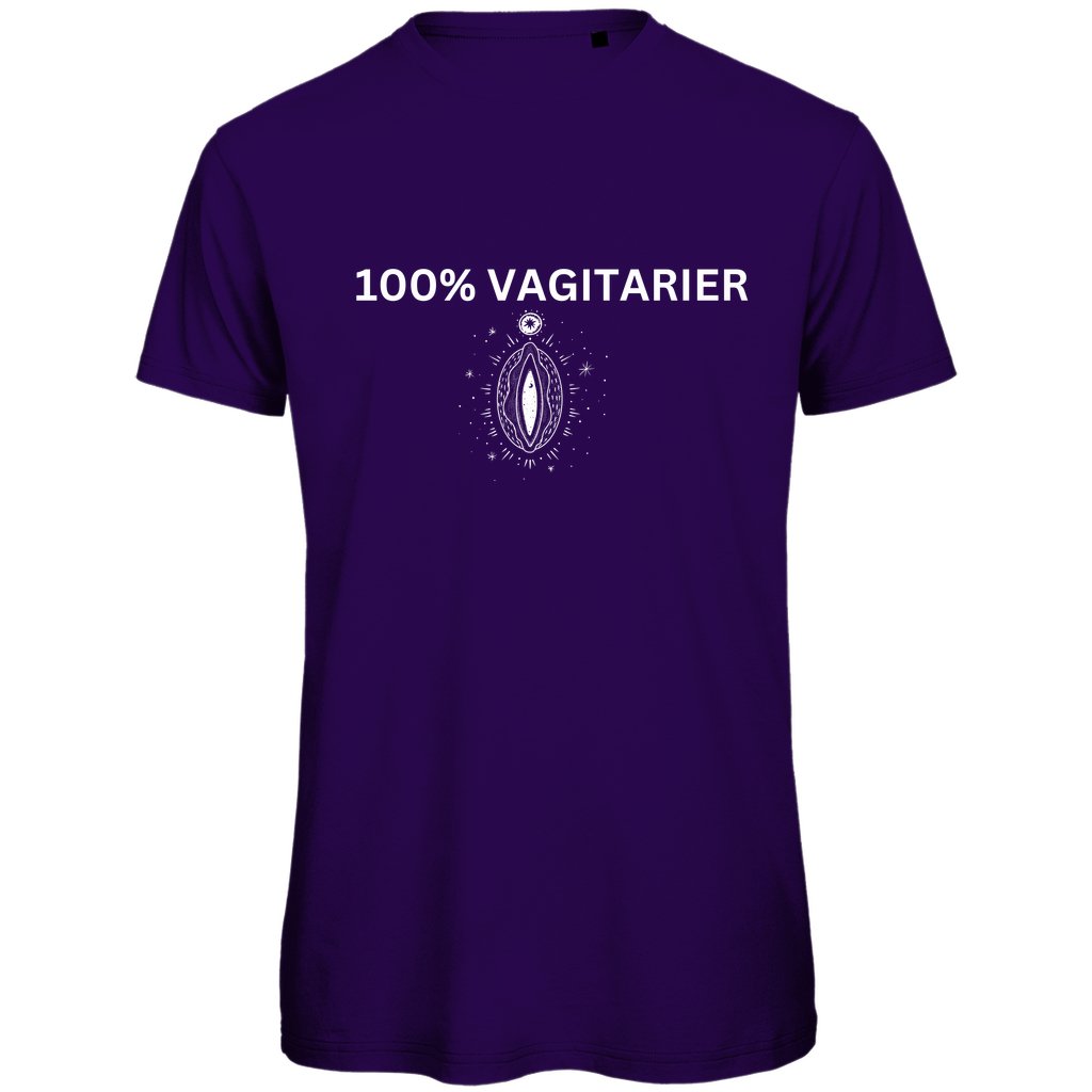 Herren T-Shirt "100% Vagitarier" - Grafikmagie