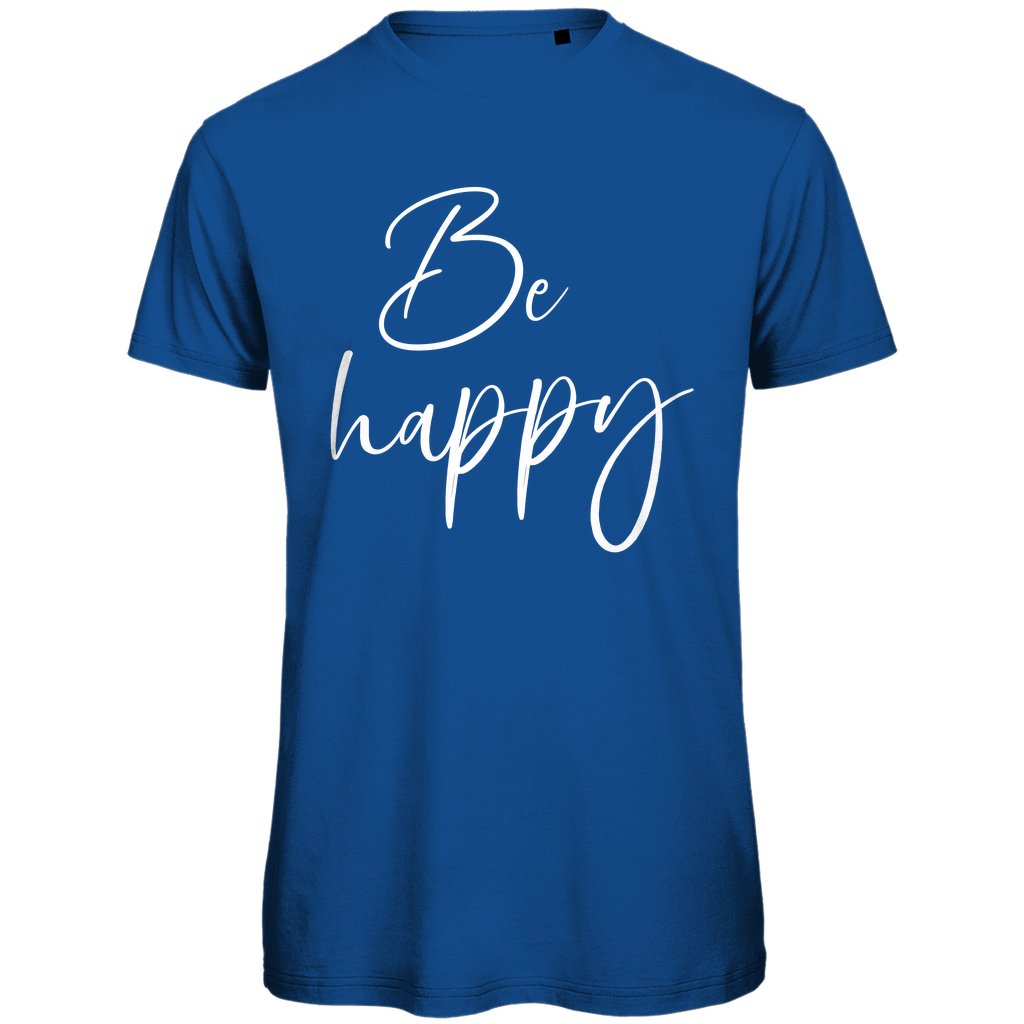 Herren T-Shirt "Be happy" - Grafikmagie