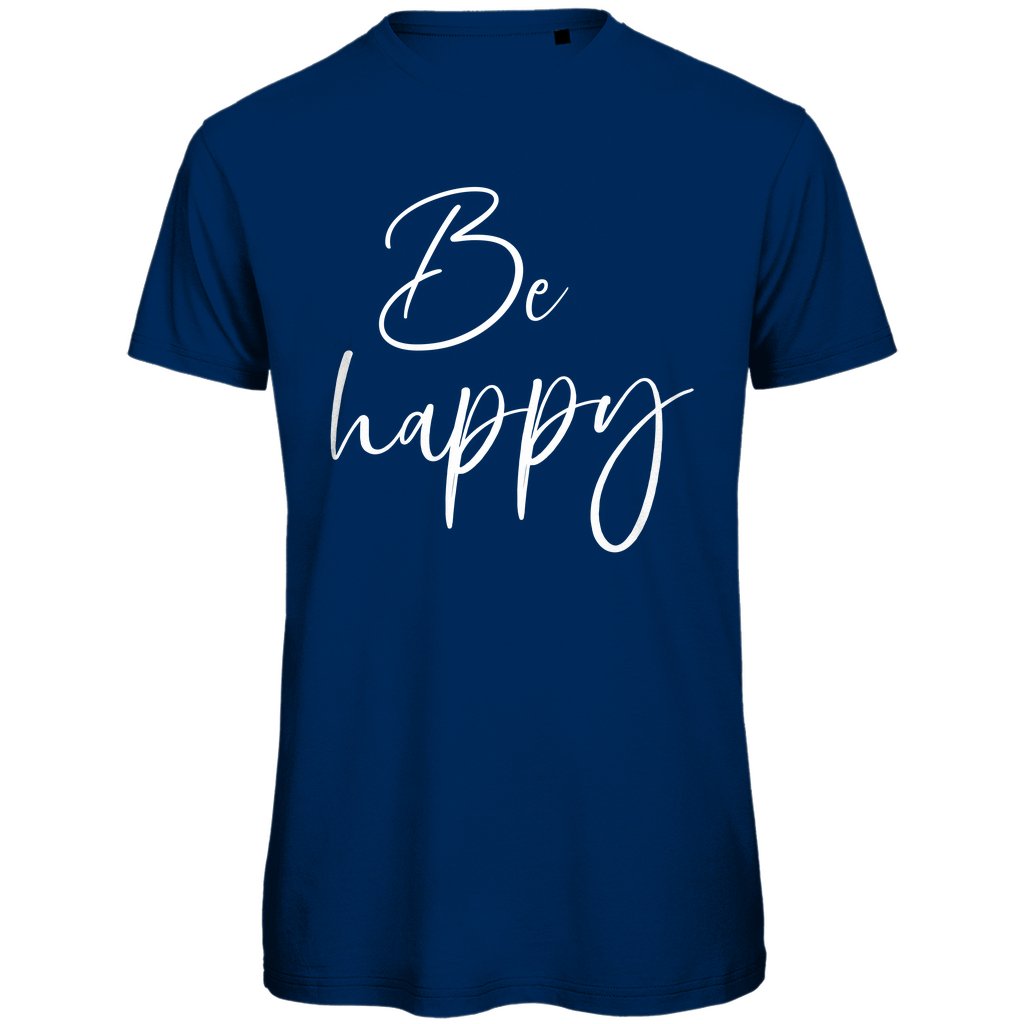 Herren T-Shirt "Be happy" - Grafikmagie