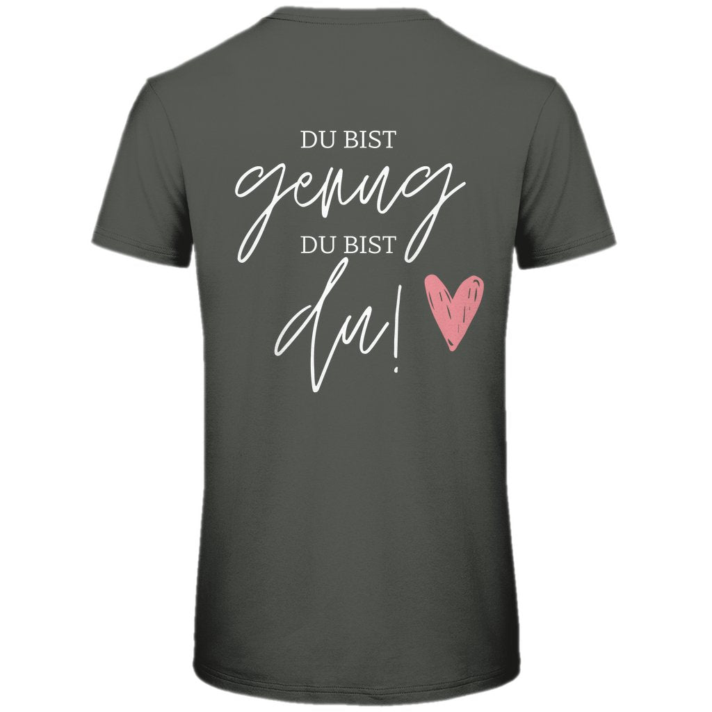 Herren T-Shirt "Du bist genug Du bist du!" - Grafikmagie