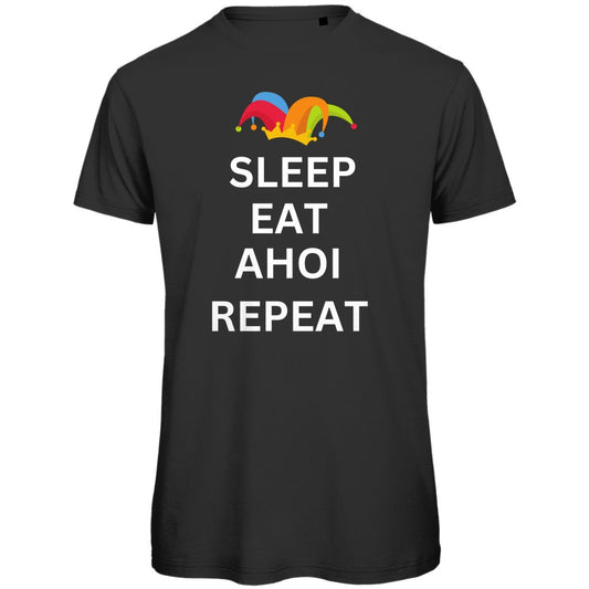 Herren T-Shirt "Eat Sleep Ahoi Repeat" - Grafikmagie