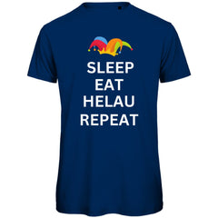 Herren T-Shirt "Eat Sleep Helau Repeat" - Grafikmagie