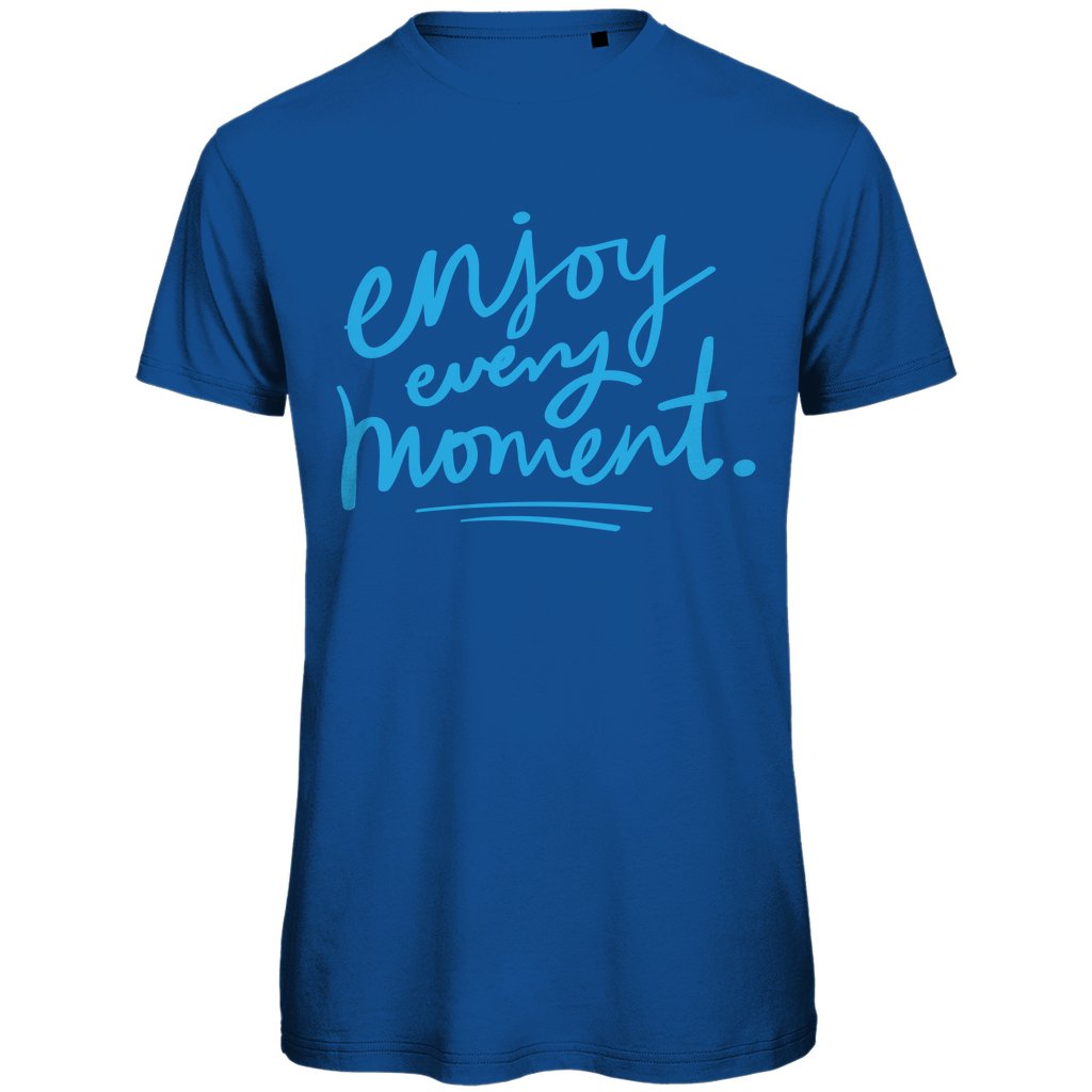 Herren T-Shirt "Enjoy every moment" - Grafikmagie