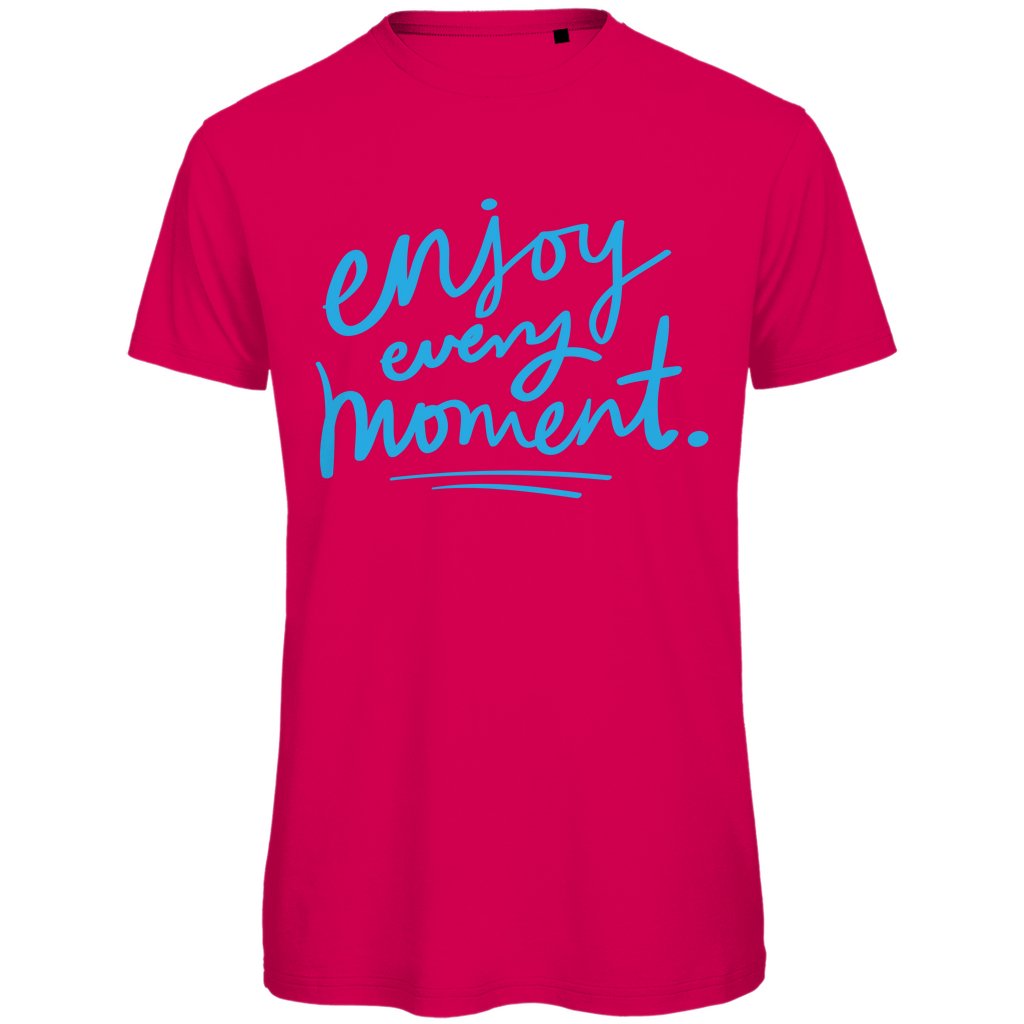 Herren T-Shirt "Enjoy every moment" - Grafikmagie