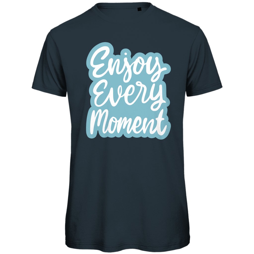 Herren T-Shirt "Enjoy every Moment" - Grafikmagie