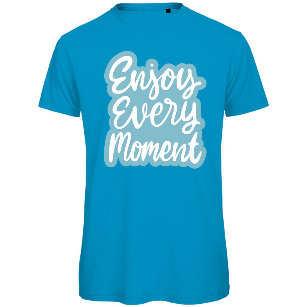 Herren T-Shirt "Enjoy every Moment" - Grafikmagie