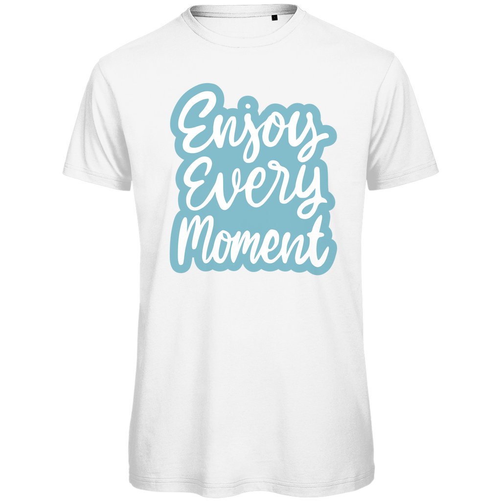 Herren T-Shirt "Enjoy every Moment" - Grafikmagie