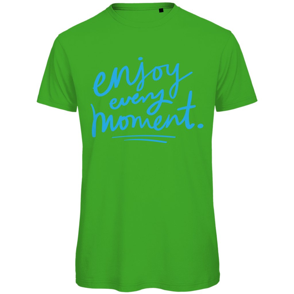 Herren T-Shirt "Enjoy every moment" - Grafikmagie