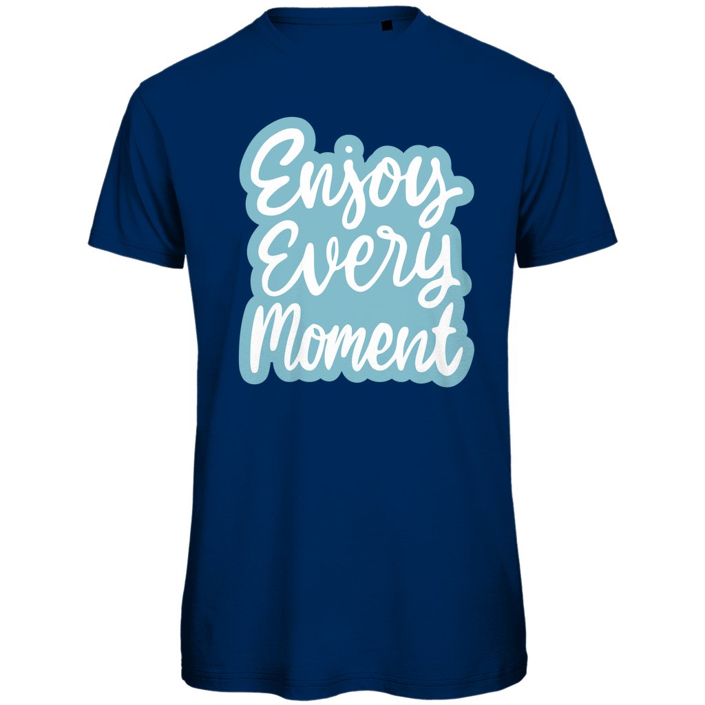 Herren T-Shirt "Enjoy every Moment" - Grafikmagie