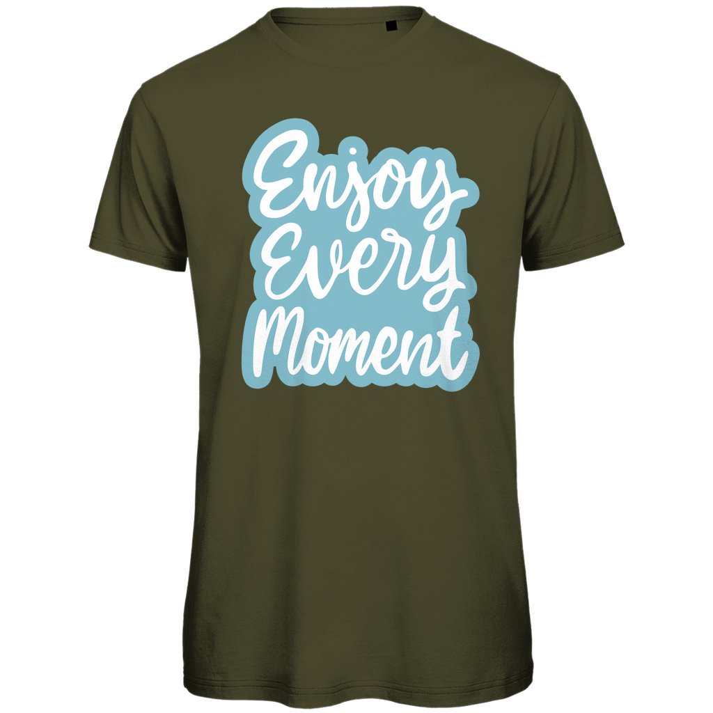 Herren T-Shirt "Enjoy every Moment" - Grafikmagie