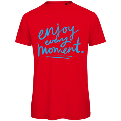 Herren T-Shirt "Enjoy every moment" - Grafikmagie