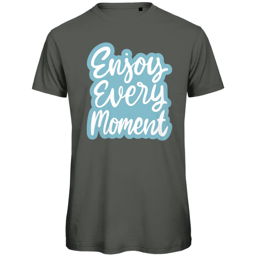 Herren T-Shirt "Enjoy every Moment" - Grafikmagie