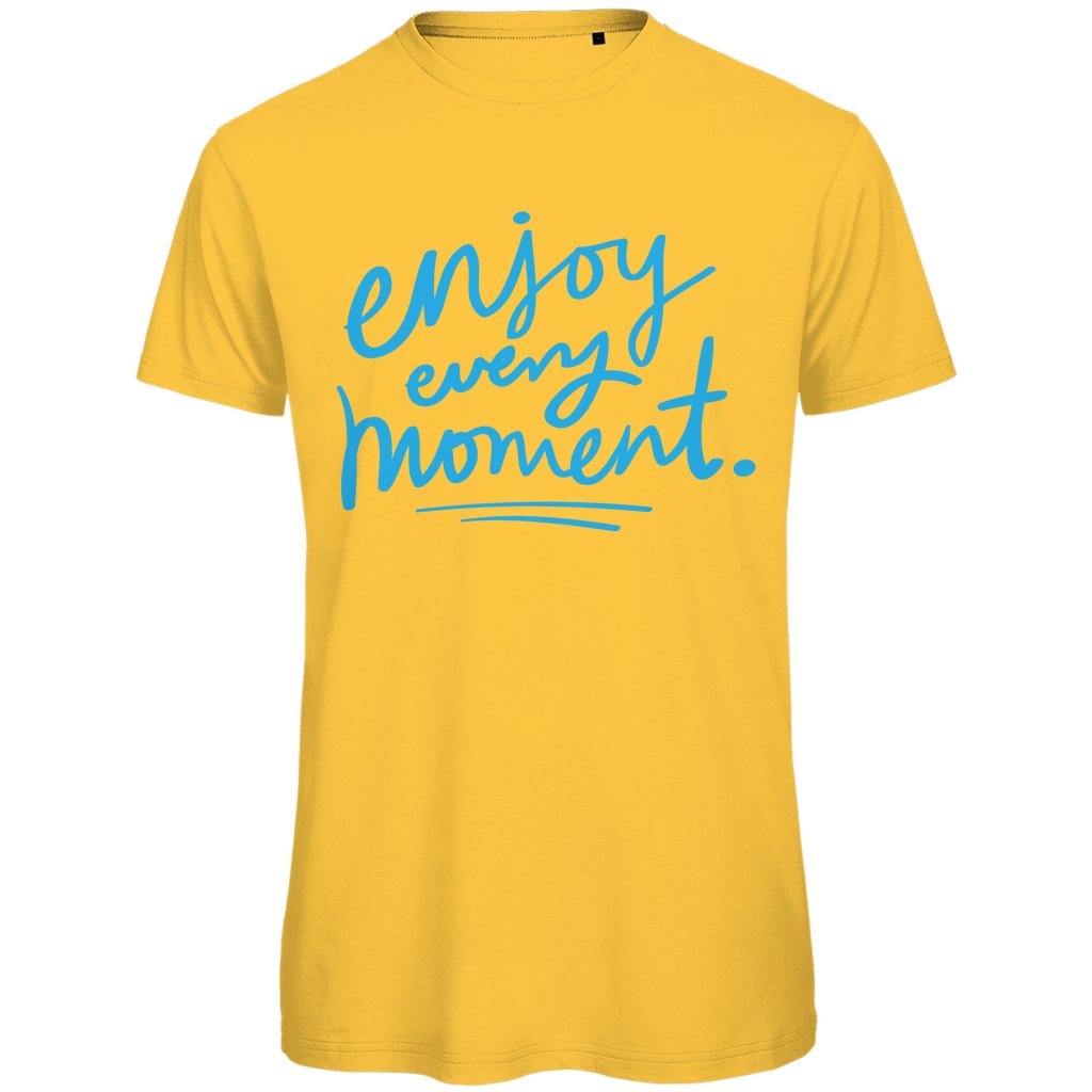 Herren T-Shirt "Enjoy every moment" - Grafikmagie