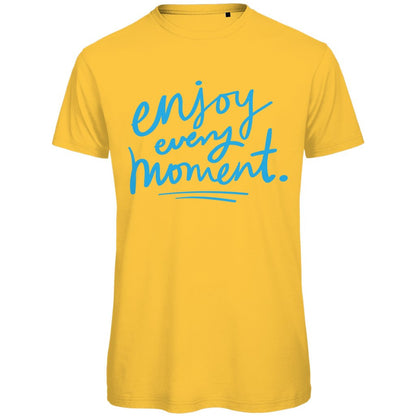 Herren T-Shirt "Enjoy every moment" - Grafikmagie