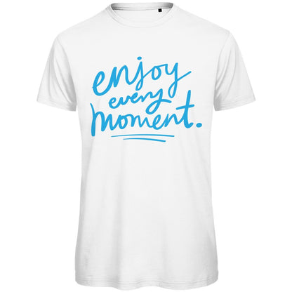 Herren T-Shirt "Enjoy every moment" - Grafikmagie