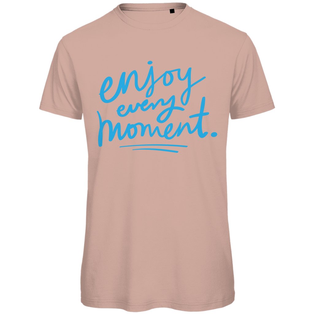 Herren T-Shirt "Enjoy every moment" - Grafikmagie