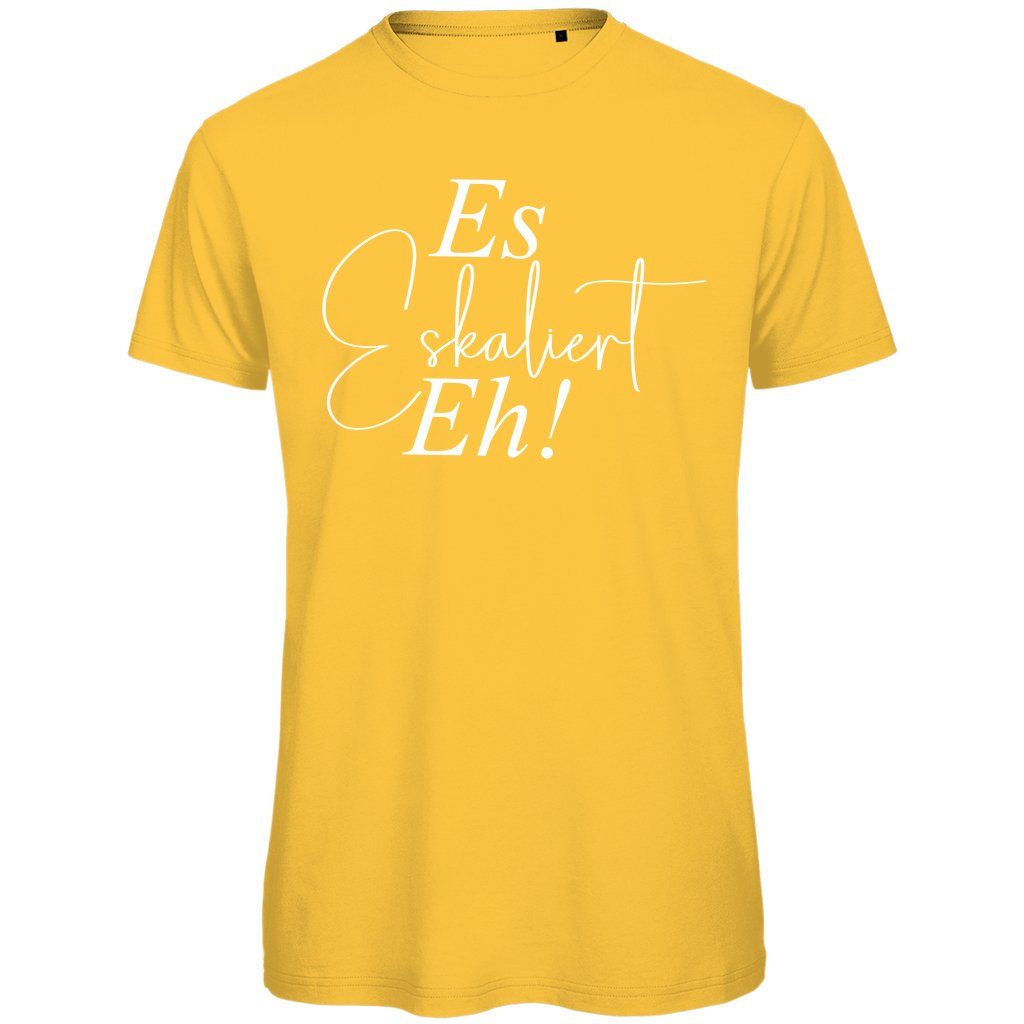 Herren T-Shirt "Es eskaliert eh" - Grafikmagie