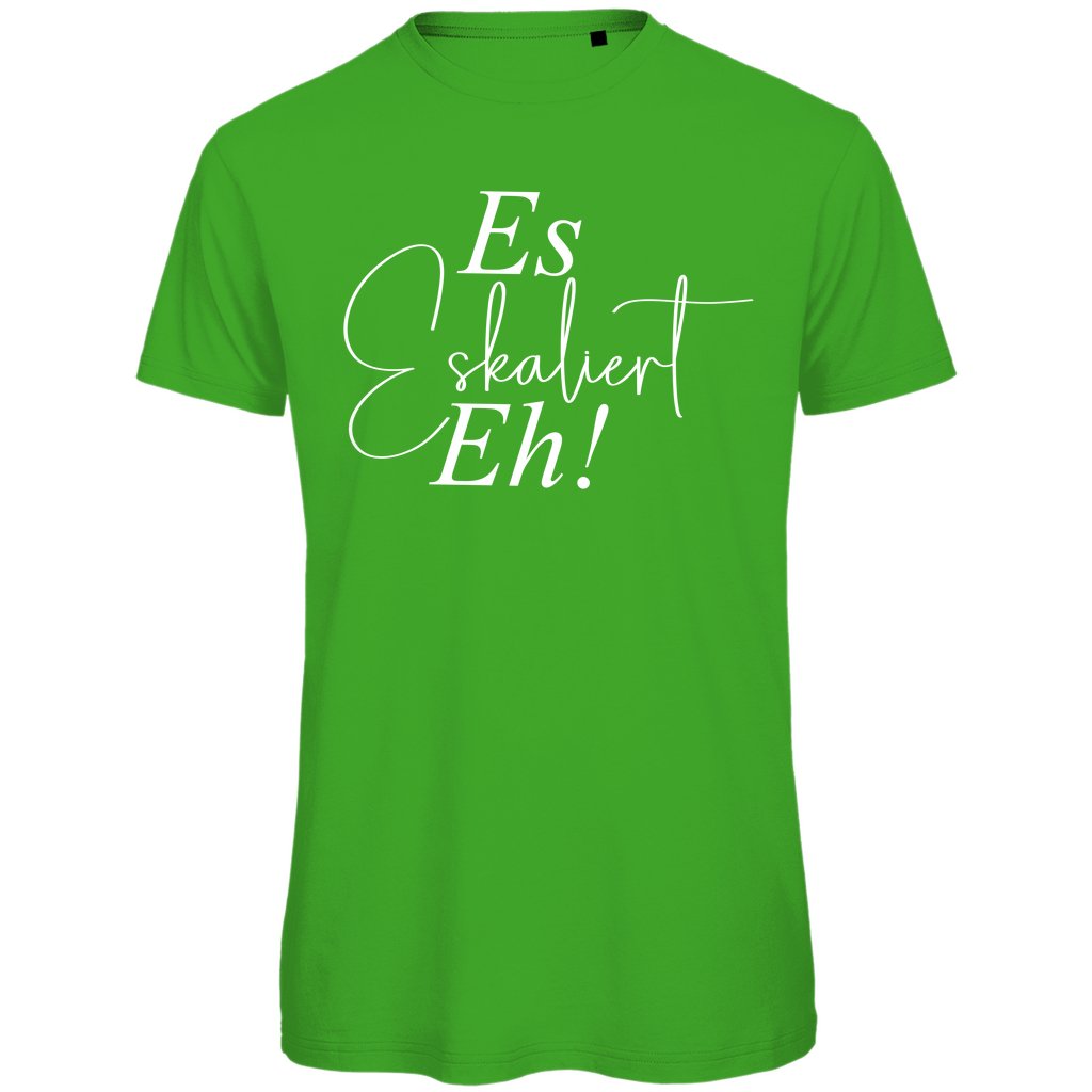 Herren T-Shirt "Es eskaliert eh" - Grafikmagie