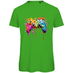 Herren T-Shirt "Gamer Color splash" - Grafikmagie