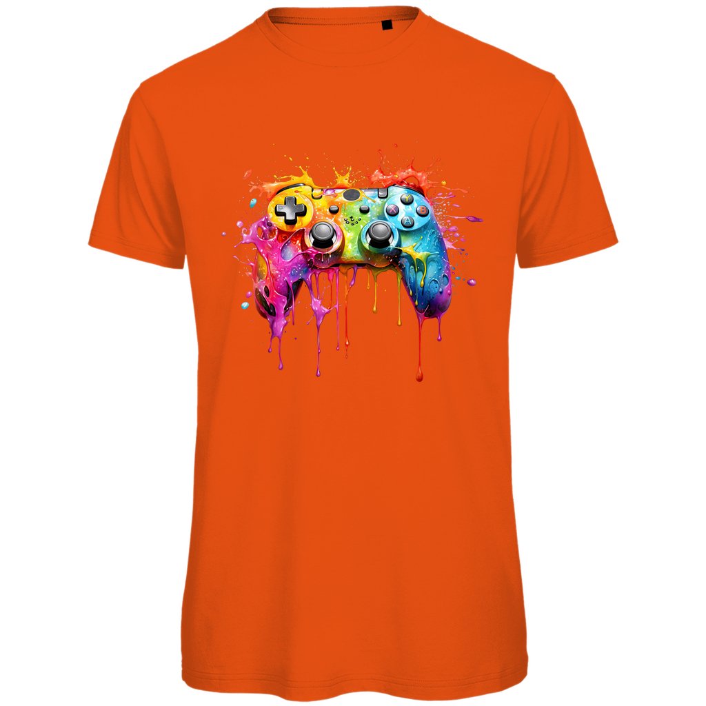 Herren T-Shirt "Gamer Color splash" - Grafikmagie