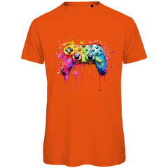 Herren T-Shirt "Gamer Color splash" - Grafikmagie