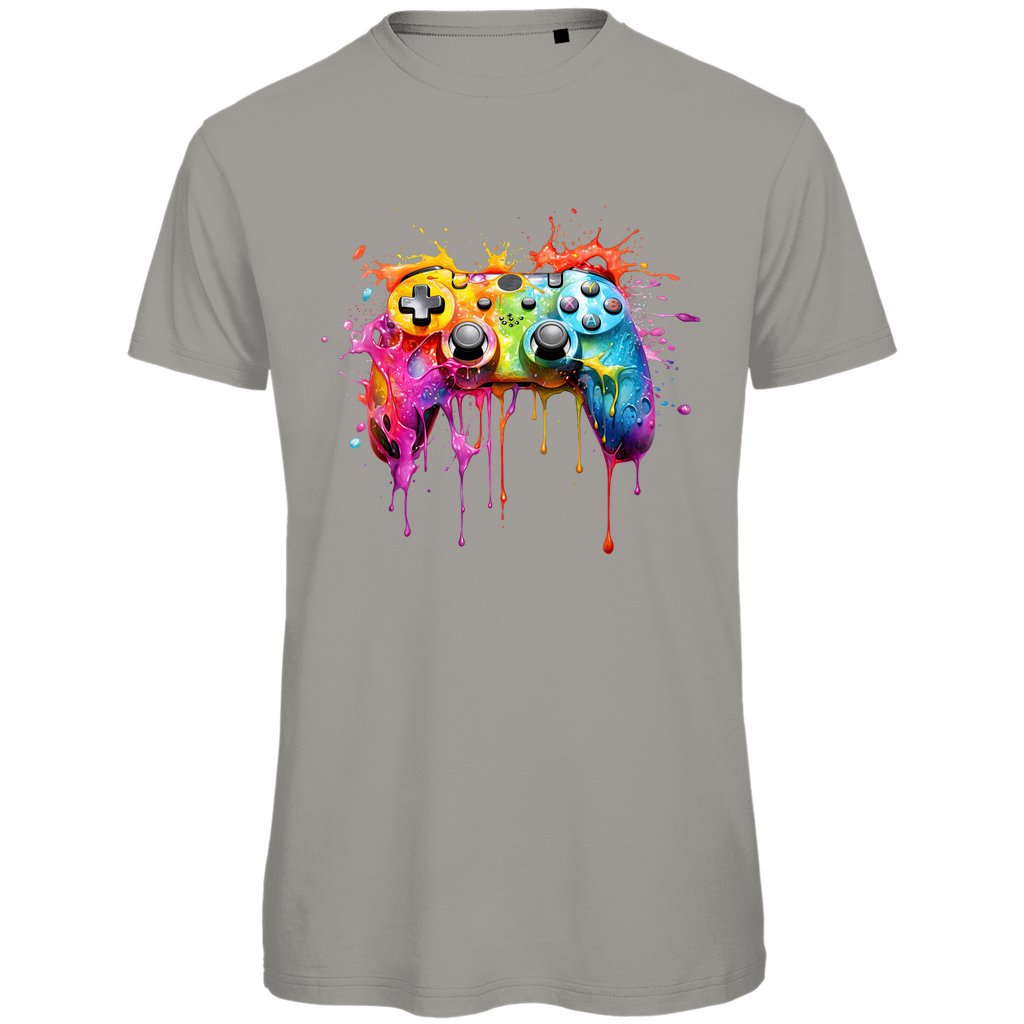 Herren T-Shirt "Gamer Color splash" - Grafikmagie