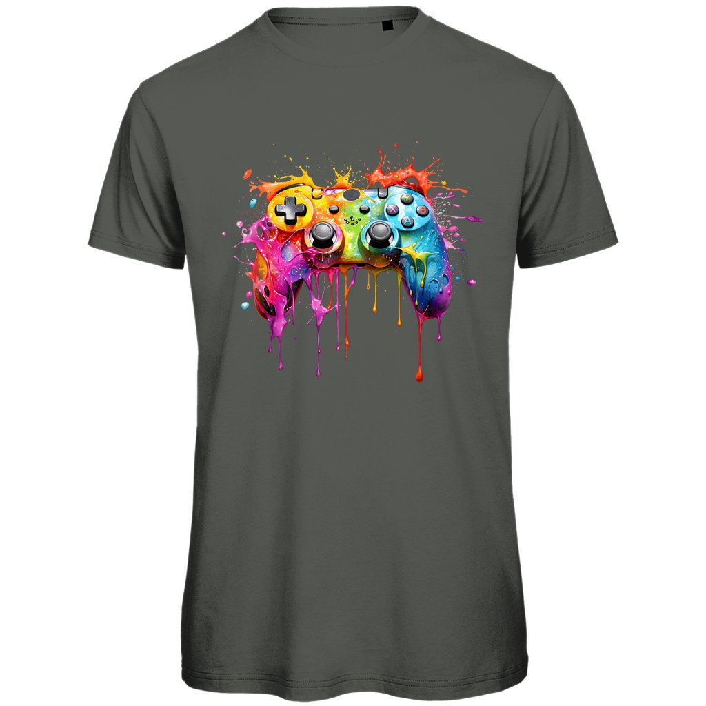 Herren T-Shirt "Gamer Color splash" - Grafikmagie