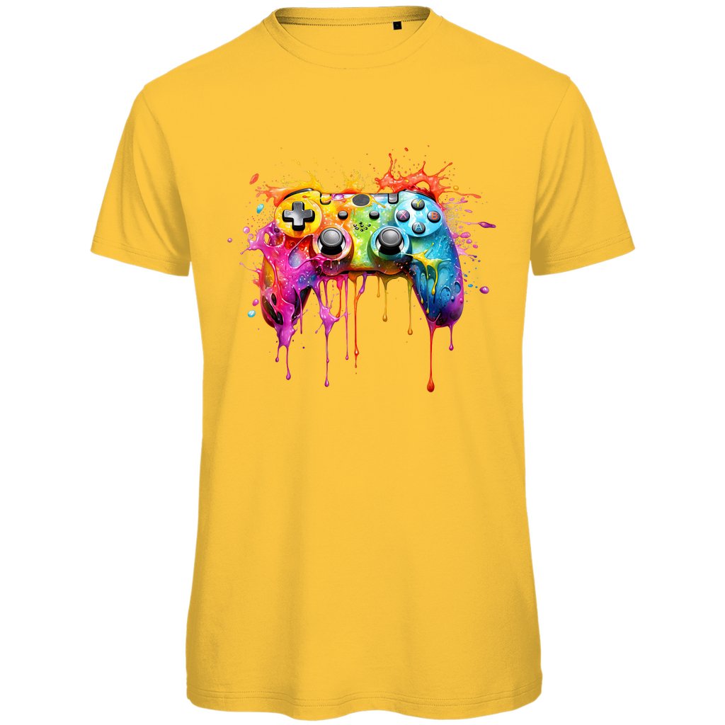 Herren T-Shirt "Gamer Color splash" - Grafikmagie