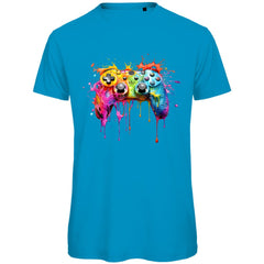 Herren T-Shirt "Gamer Color splash" - Grafikmagie
