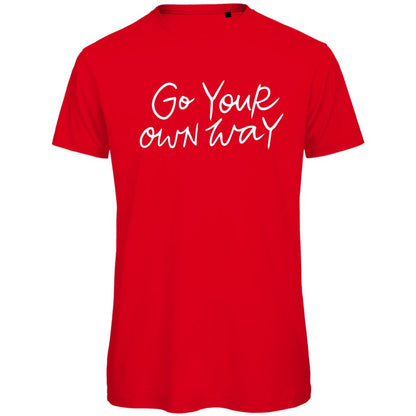 Herren T-Shirt "Go your own way" - Grafikmagie