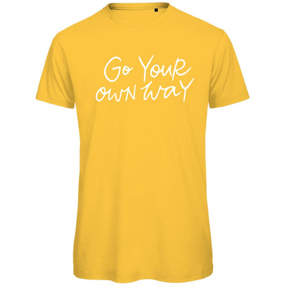 Herren T-Shirt "Go your own way" - Grafikmagie