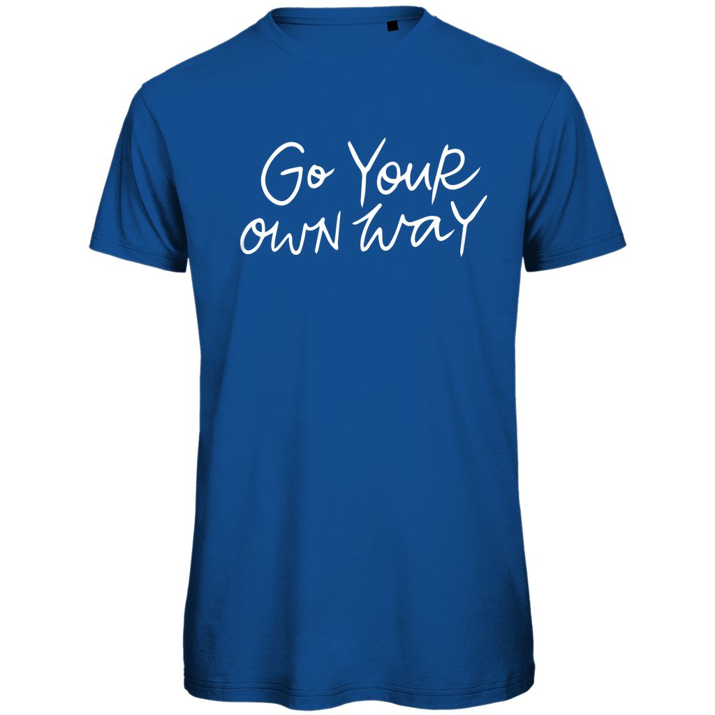 Herren T-Shirt "Go your own way" - Grafikmagie