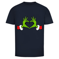 Herren T-Shirt "Grinch Herz" - Grafikmagie