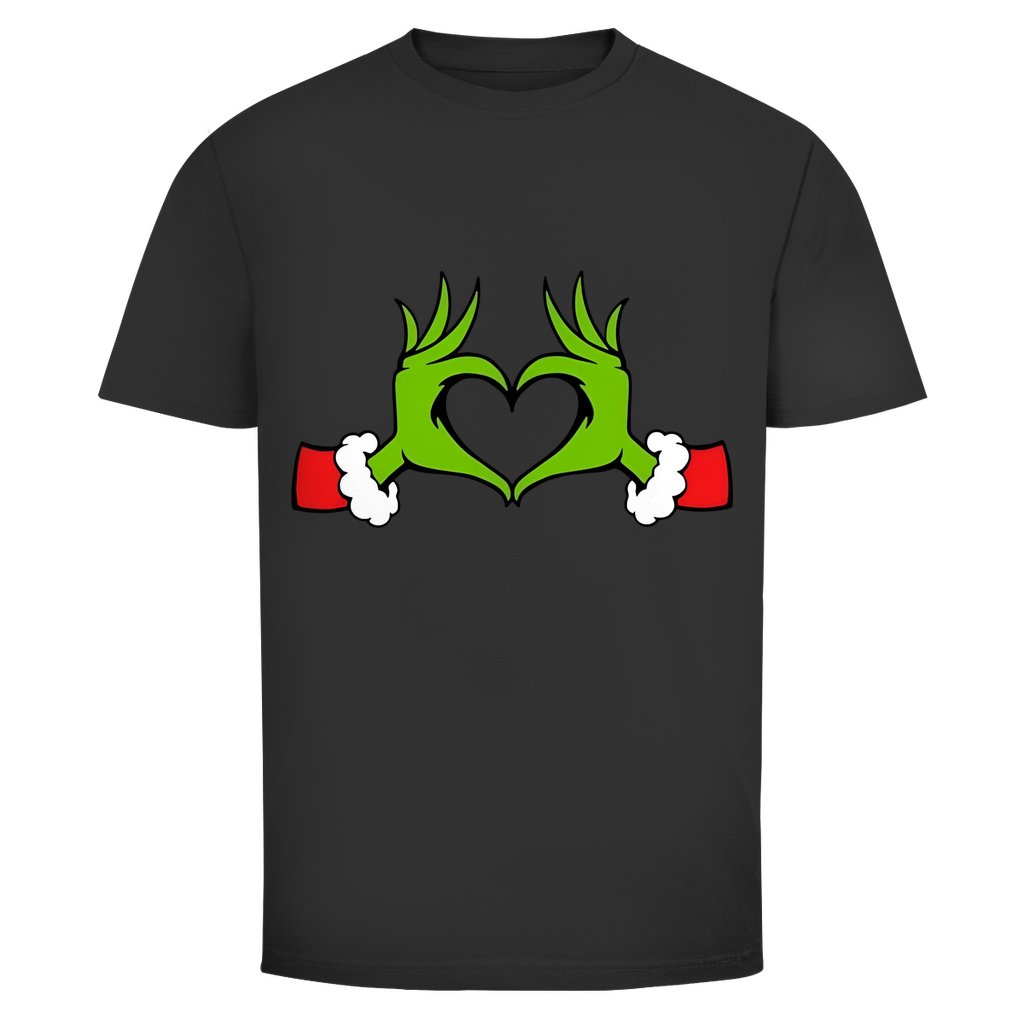 Herren T-Shirt "Grinch Herz" - Grafikmagie